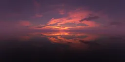 Colorful Pink Sunset Twilight Sky