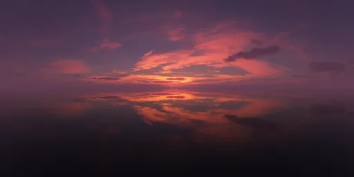 Colorful Pink Sunset Twilight Sky