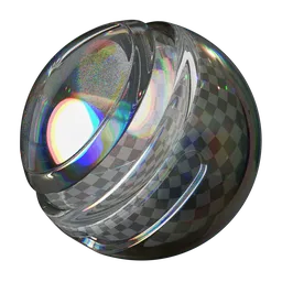 Glossy Reflective Spectrum Glass