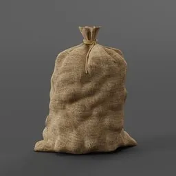 Big burlap sack