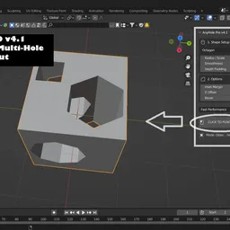 AnyHole Pro: Interactive Boolean Cutter