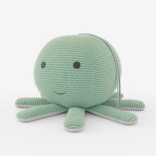 Crochetted Octopus Toy for Kids