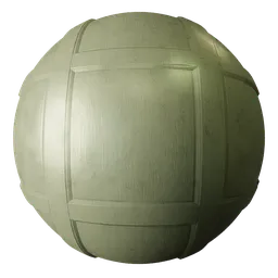 Wall Timber Panelling Meadow Green