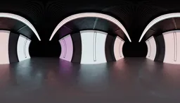 Futuristic Neon Corridor