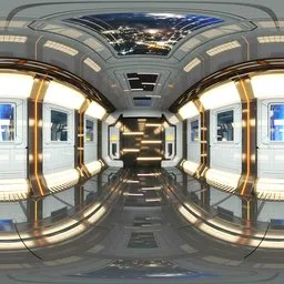 Starship Bridge Interior