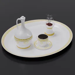 Coffee serving set