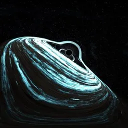 Deep Space Black Hole
