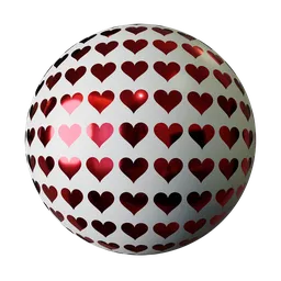 Inline Heart Wrapping Paper