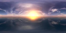 Pure Sky Dramatic Sunset Clouds