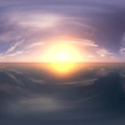 Pure Sky Dramatic Sunset Clouds