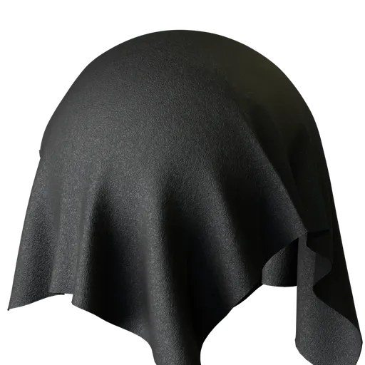 Black Procedural Leather Material