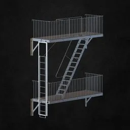 Exterior stair