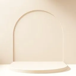 Beige Minimal Podium