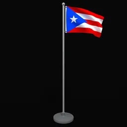Animated Flag of Puerto Rico