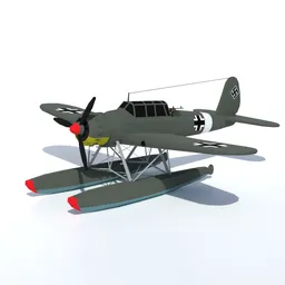 Low Poly Arado Ar 196