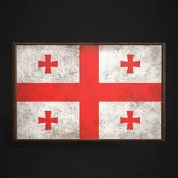 Georgia Flag Picture Frame