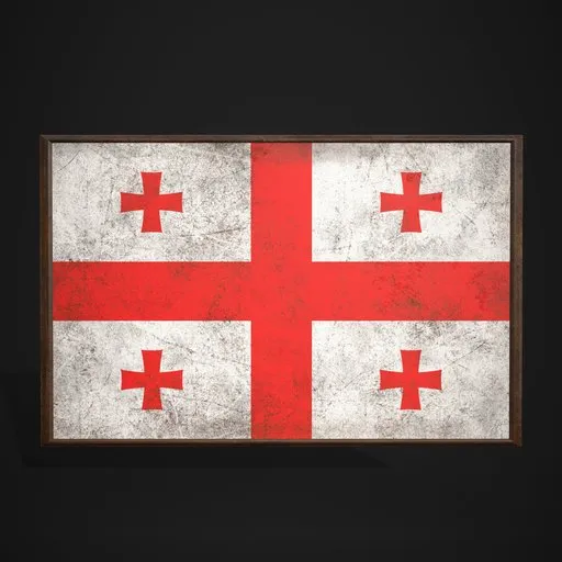 Georgia Flag Picture Frame