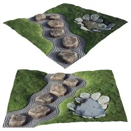 Japanese Rock (Zen) Garden