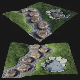 Japanese Stone (Zen) Garden 07