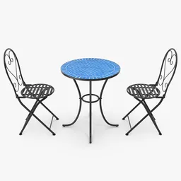 Mosaic Table and Chair Set