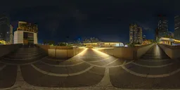 Intersection at night