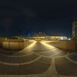 Intersection at night