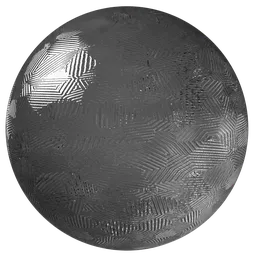 Poly Lines Pattern Glass