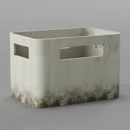 Plastic Beer Crate White