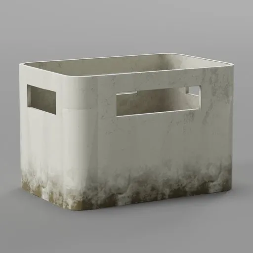 Plastic Beer Crate White