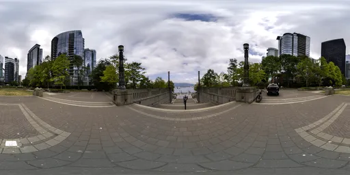 Downtown Vancouver Cloudy Day