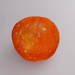 Tangerine fruit (scan)