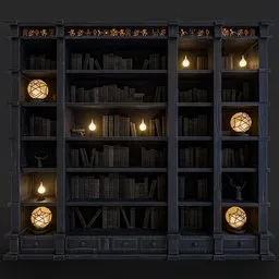 Fantasy Magical Bookshelf