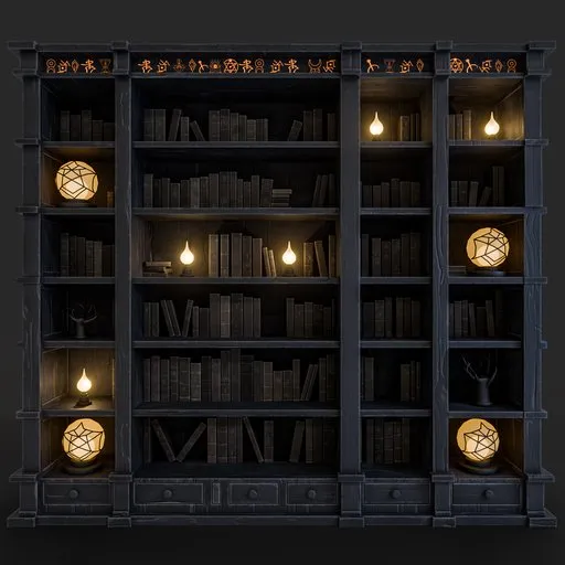 Fantasy Magical Bookshelf