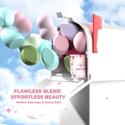 Beauty blender letter box creative