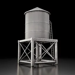 Rooftop Water Tower