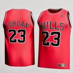 Michael Jordan Bulls Red Jersey
