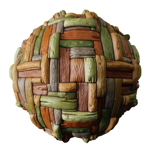 Stylized Woven Wood