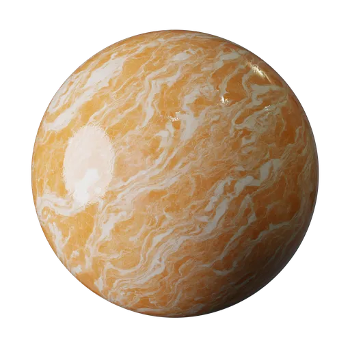 Fiery Ember Marble