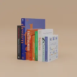 "Indulge in a fine collection of design and non-fiction literature through this Individual Book Collection 1 3D model for Blender 3D. With ultrarealistic rendering at 1 2 8 k resolution and pre-rendered for convenience, this stack of books is perfect for any digital project. Get inspired by the works of Charles Hopkinson, Hopper and Gilleard, and Sesshū Tōyō with this trending asset on Fiverr."
