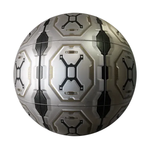 Sci-Fi Tech Plating Silver