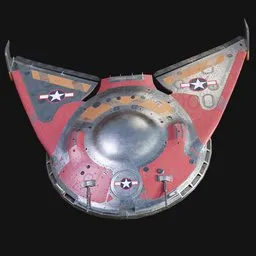 Sci-Fi American UFO Drone Jetfighter