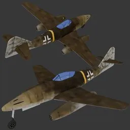 Jet Fighter Messerschmitt Me 262