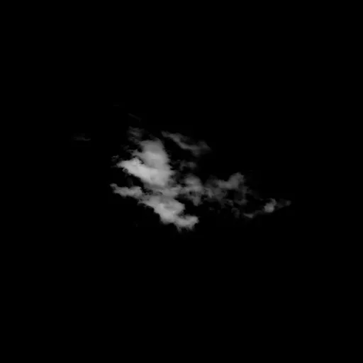 Detailed 3D cloud model for Blender, extracted from real clouds, perfect for adding atmospheric effects.