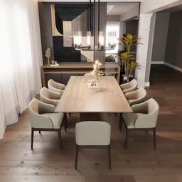 Modern dining room