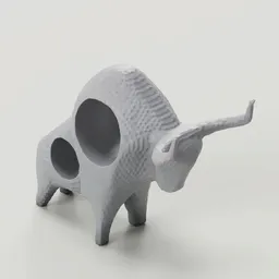 Bull sculpture