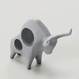 Bull sculpture