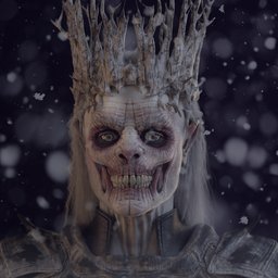 Winter Frost Demon Portrait