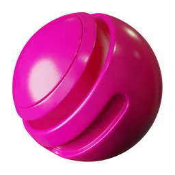 Bright Pink Lacquered Surface