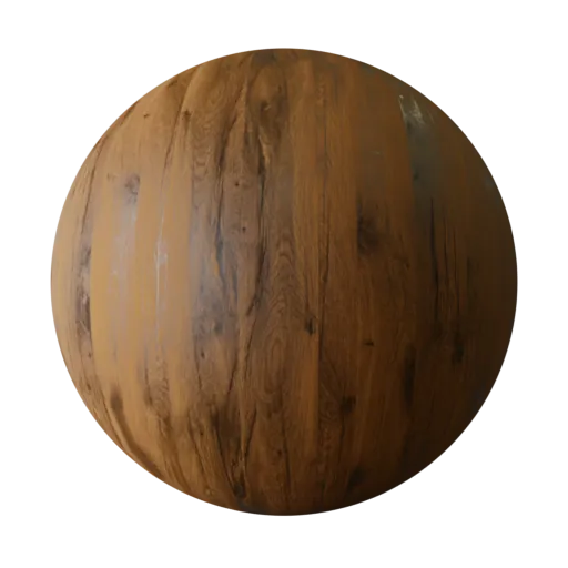 Seamless oak wood texture for 3D rendering, high-quality PBR material for Blender and other 3D applications.