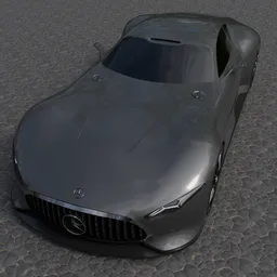 Mercedes Vision GT(Rigged)